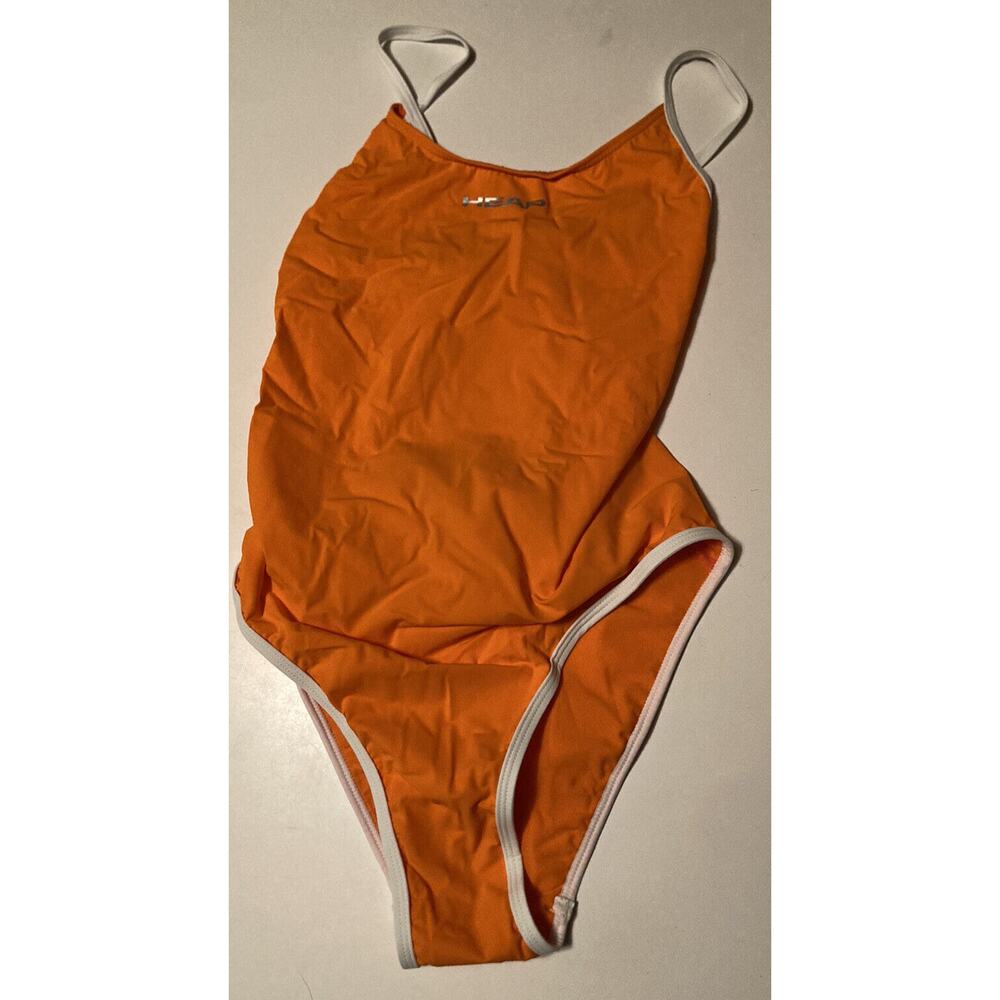 HEAD Womens Swimming Swimsuit LiquidPower Tropic Lady. Orange. Size 30. Open Box